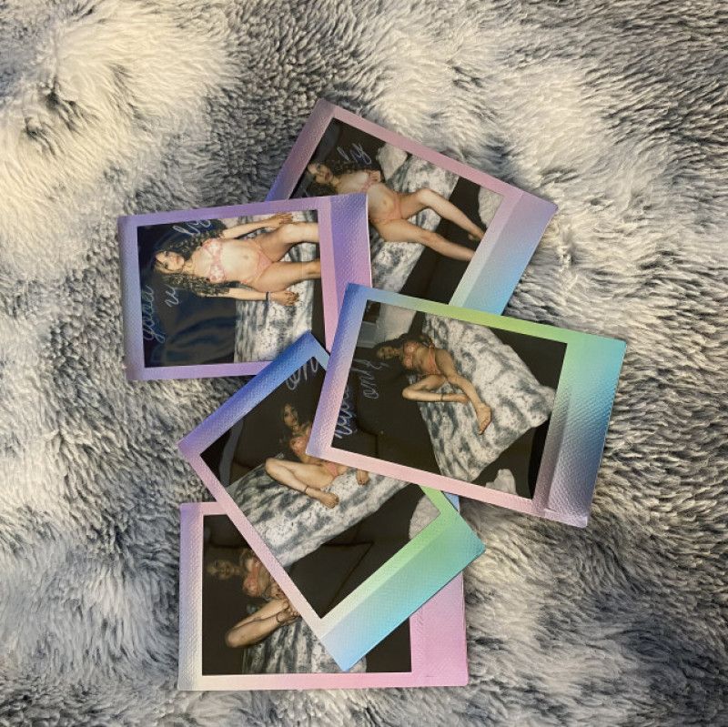 Custom naughty polaroid sets