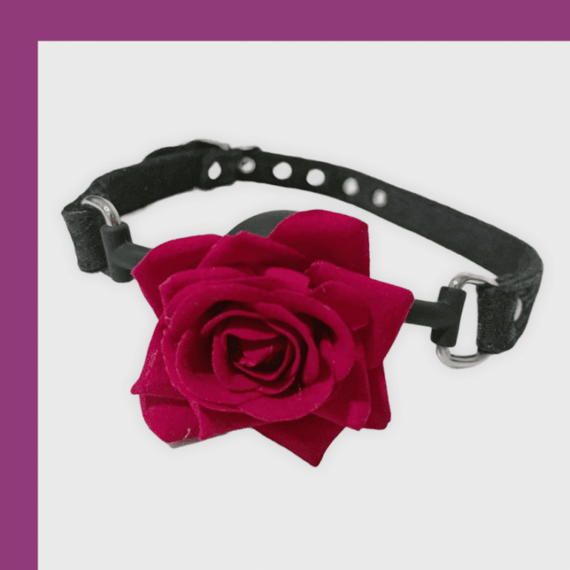 Rose ball gag