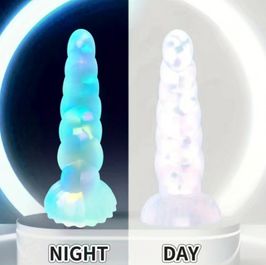 Gift me fluorescent spiral dildo