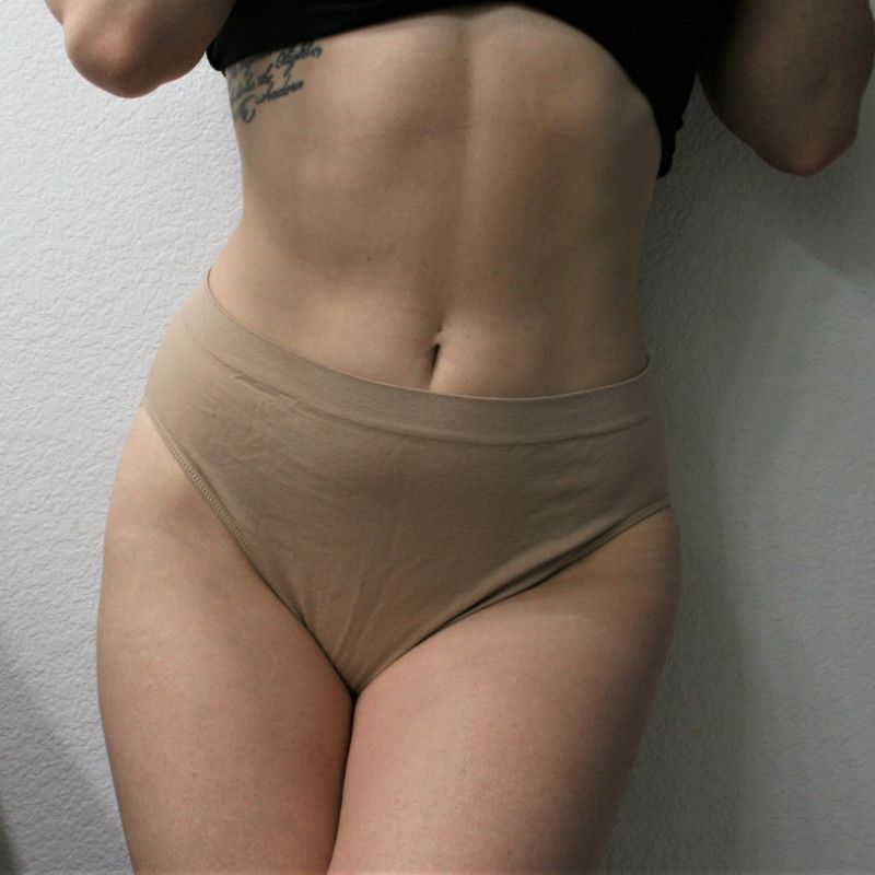 Tan High Waist Fullback Panties