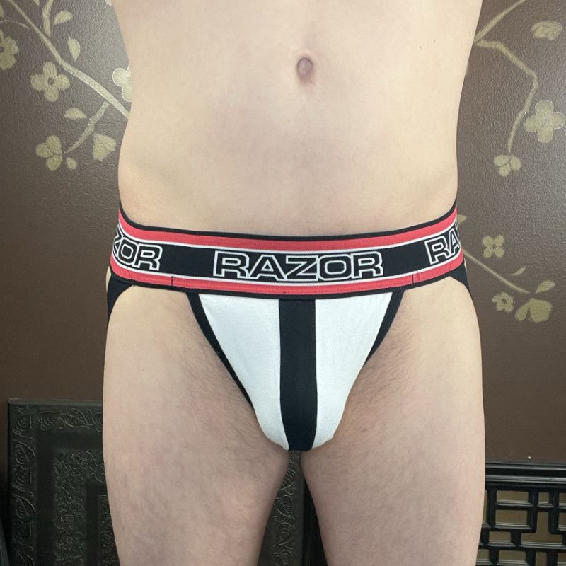 Razor white jock