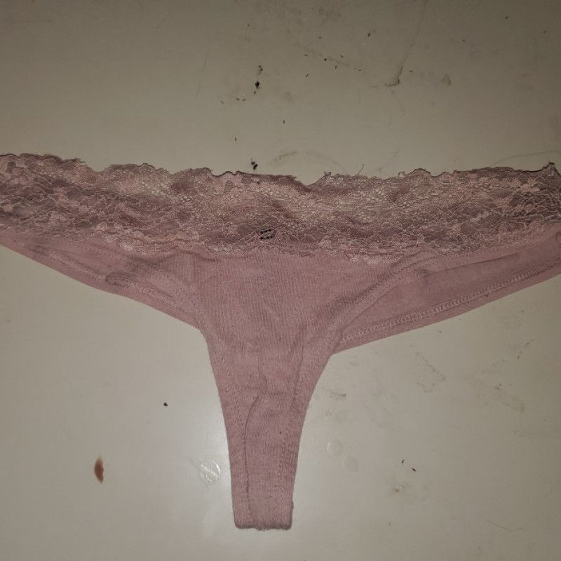 Beths worn peach thong 7 years old