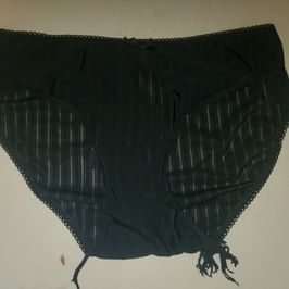 Beths worn black panty 10 years old