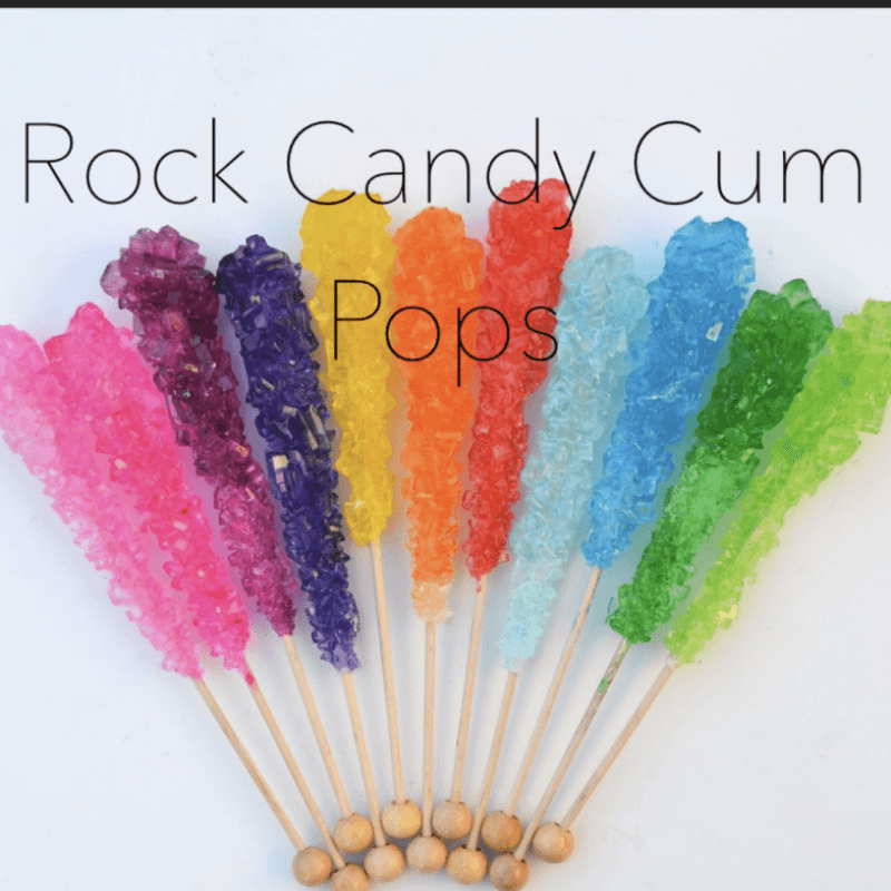 Rock Candy Cum Pops