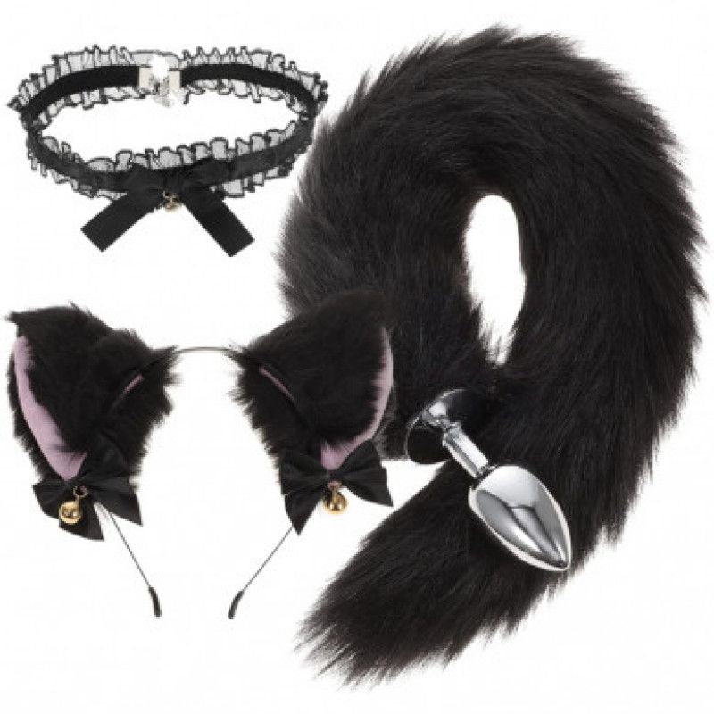 Furry Butt Plug Set