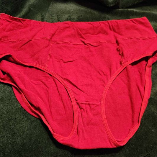 Red Cotton Panties