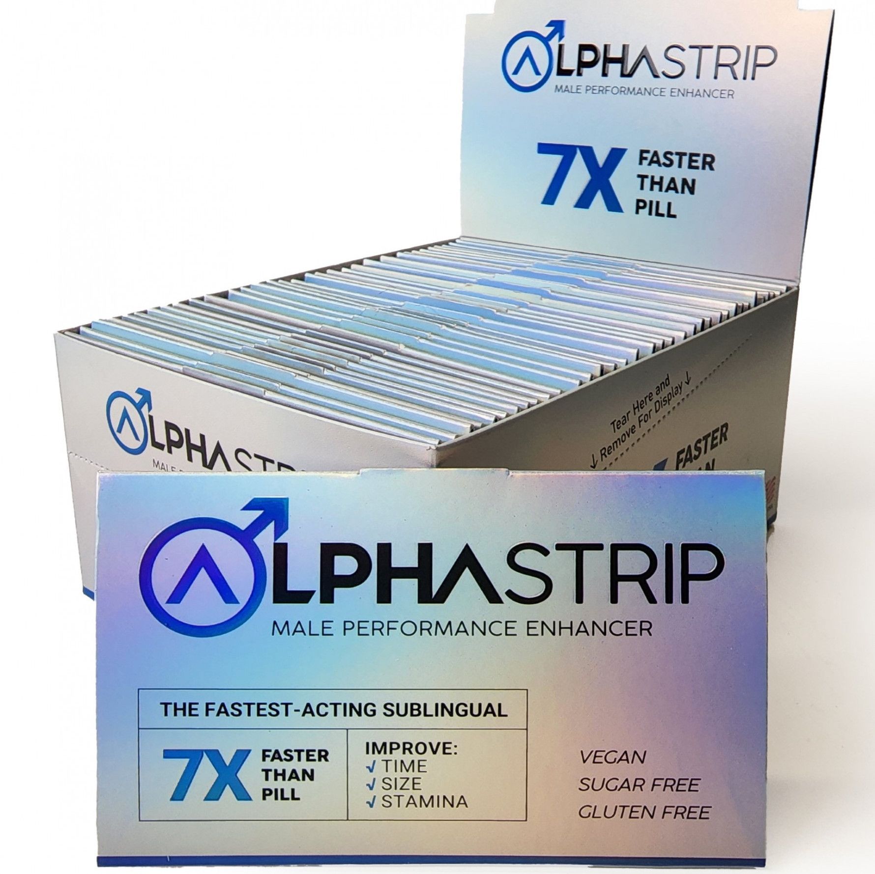 Alpha Strip: Male Performance Enhancer 1 BOX with 36 strips