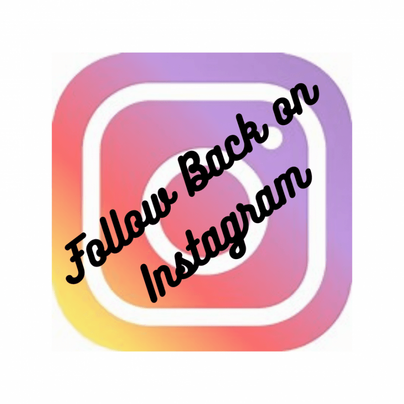 Follow back on Instagram