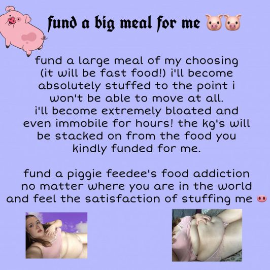 Fund a piggie feedees meal