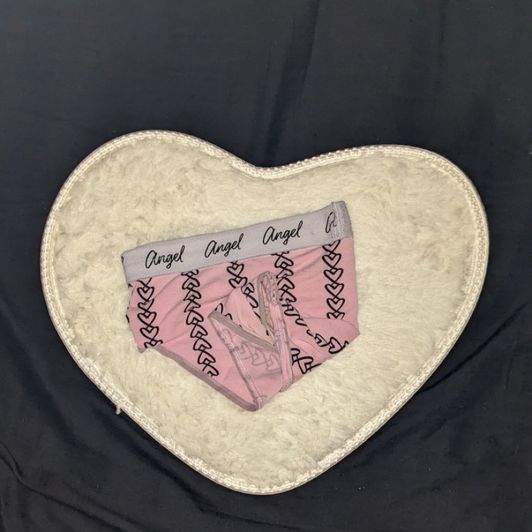 Used heart panties