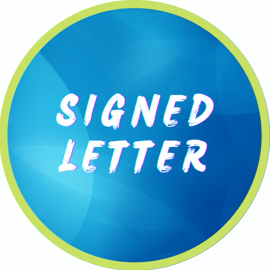 Signed Letter