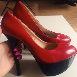 Bright Red Heels