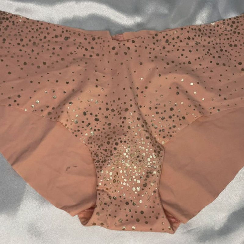 Glittery Salmon Panties