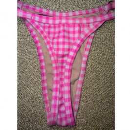 Pink Gingham Thong