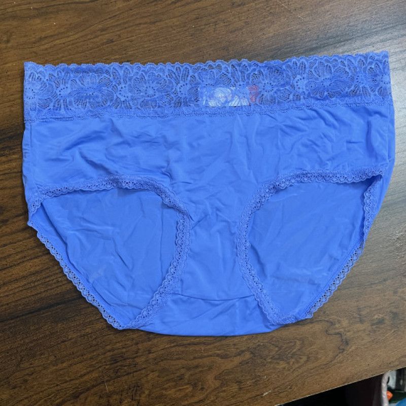 Blue silkie type panties