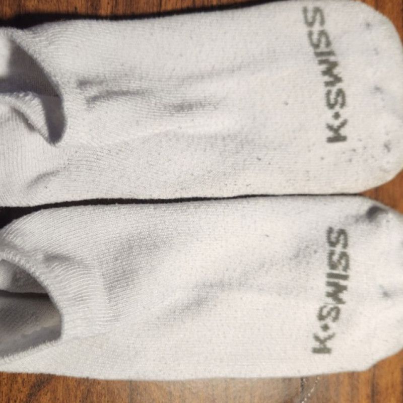 One day worn Kswiss old socks