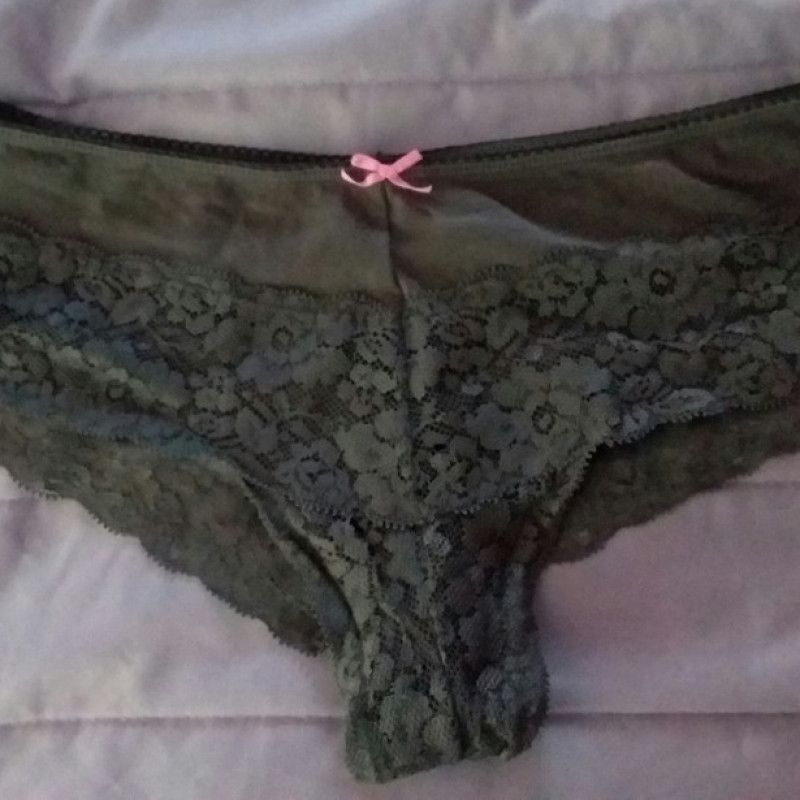 Panties worn in juicy orgasm vid