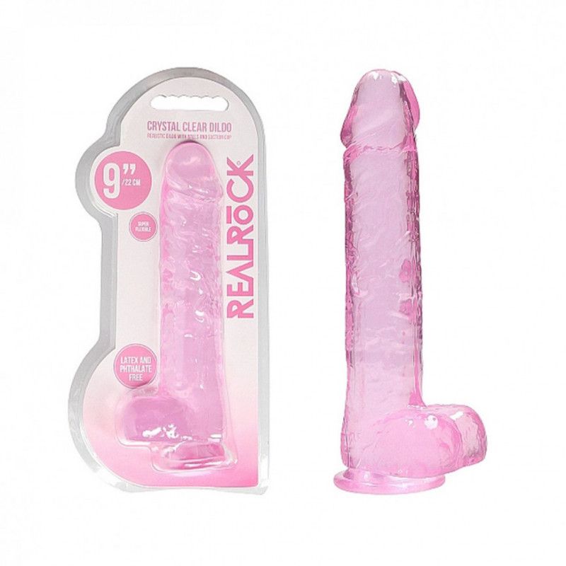 Realrock 9 inch Realistic Dildo W Balls