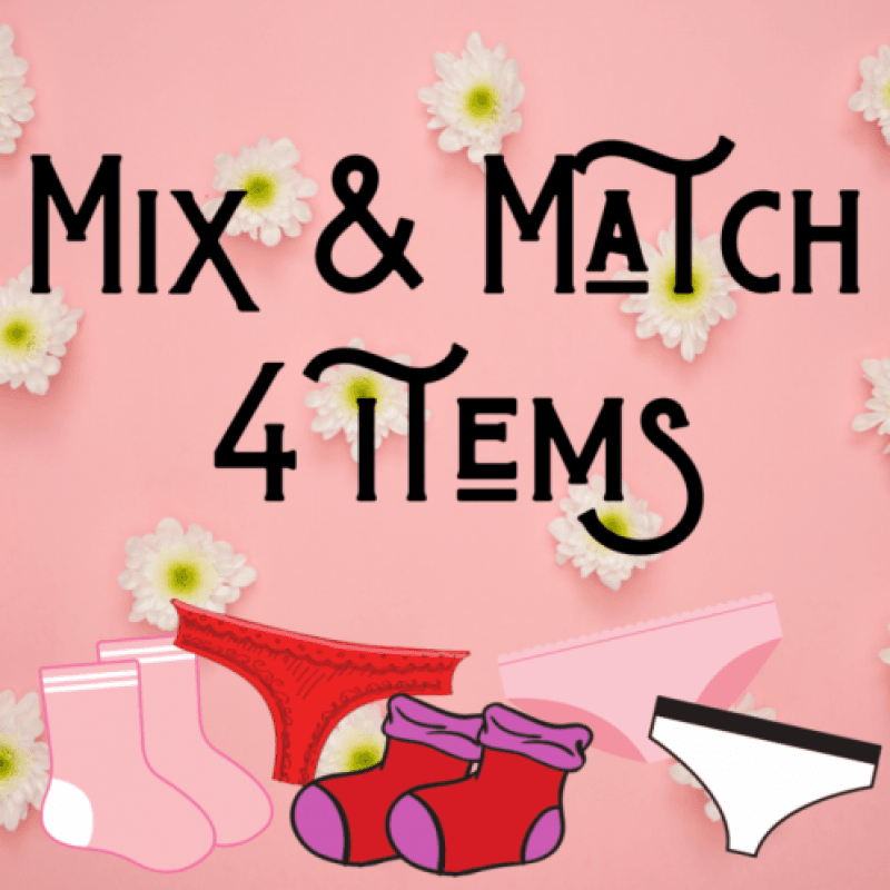 Pick what panties or socks you want!