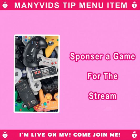 Sponsor A game