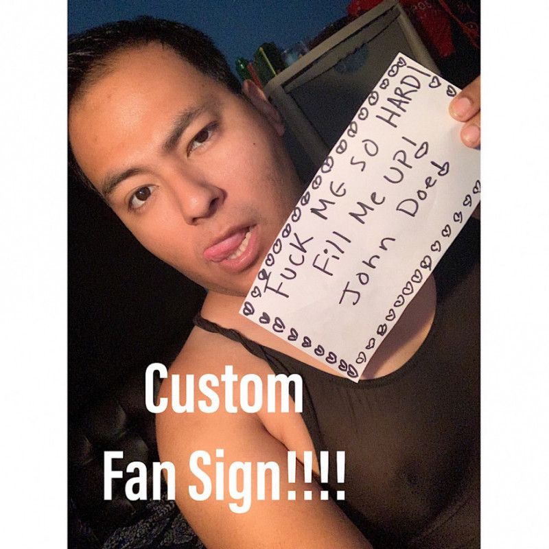 Custom Fan Sign!!