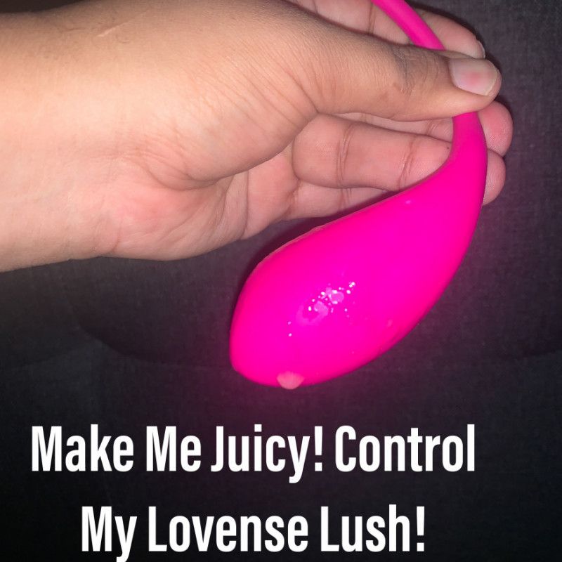 Make Me Juicy! Control My Lovense Lush!