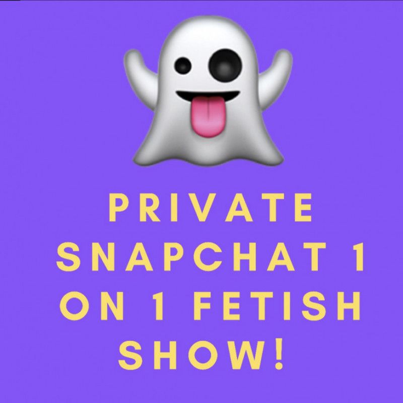 Private Snap 1 on 1 Fetish Show!