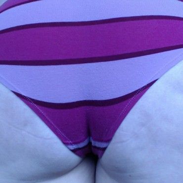 Pink stripe panties