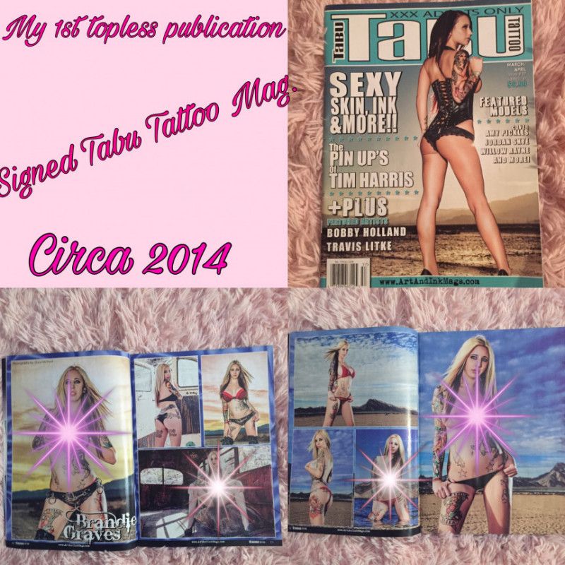 Signed Tabu Magazine