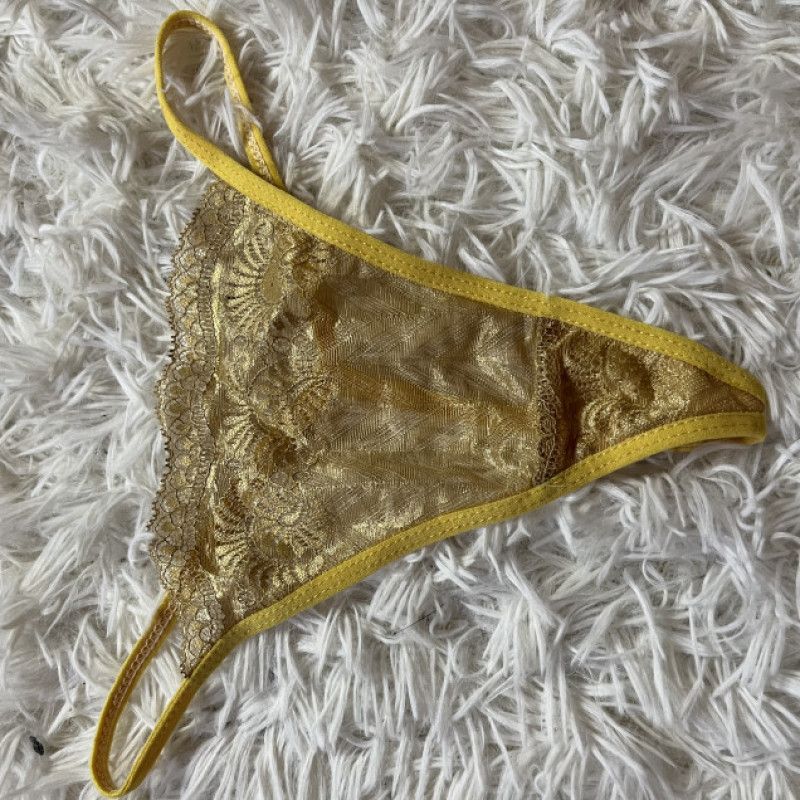 Yellow and Gold Shimmer GSTRING