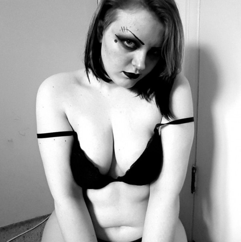 Goth Black and White Photoset