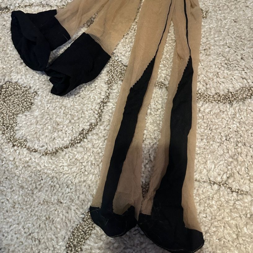 Used Worn Thigh High Stockings