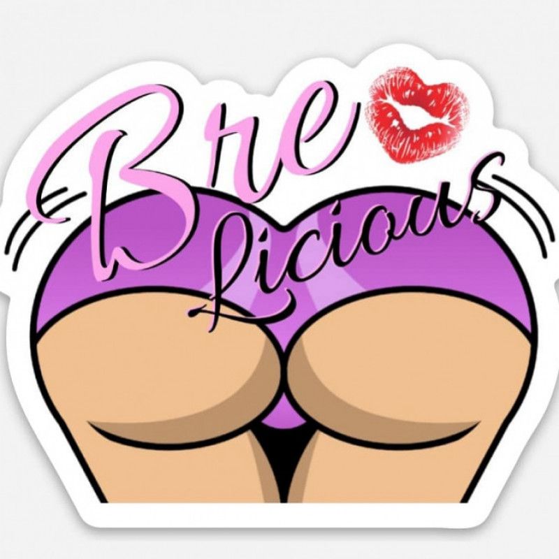 Bre Licious Booty Sticker