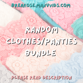 Random clothes and panty bundle