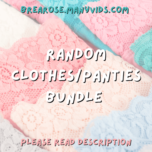 Random clothes and panty bundle