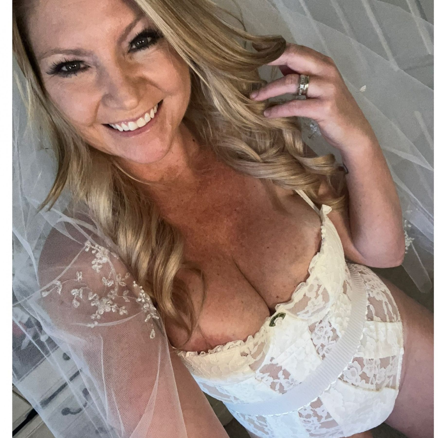 Bridal lingerie body suit