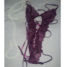 Purple lingerie