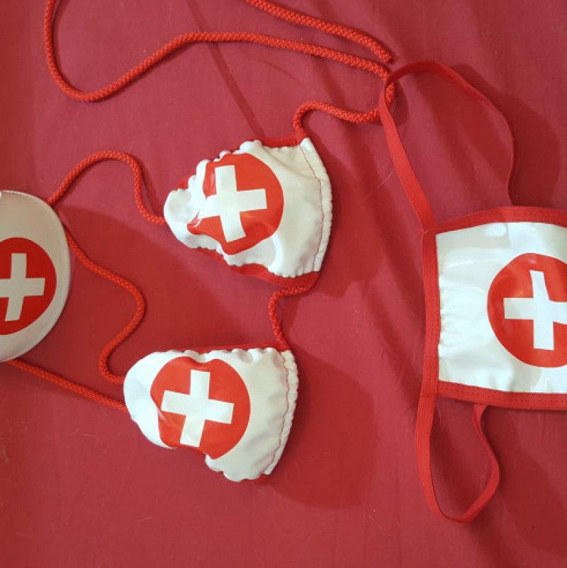 Nurse costume 3 pieces