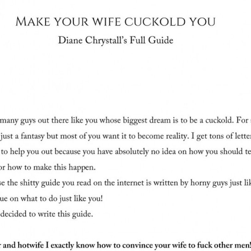 Make your wife Cuckold you PDF Guide