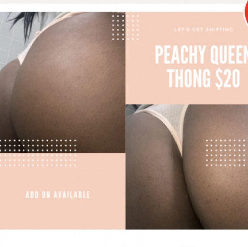 Peach thong