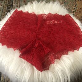 Red Lace Boyshorts