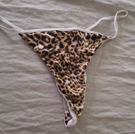 Leopard Print G String