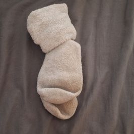 Old Fuzzy White Socks