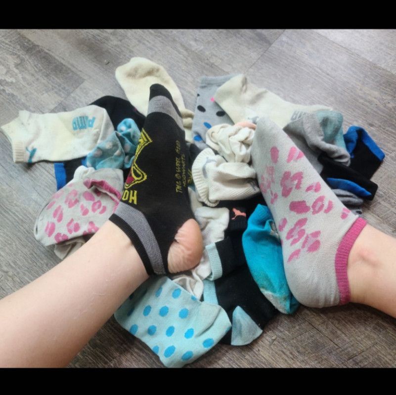 Get 4 Random Worn Socks!