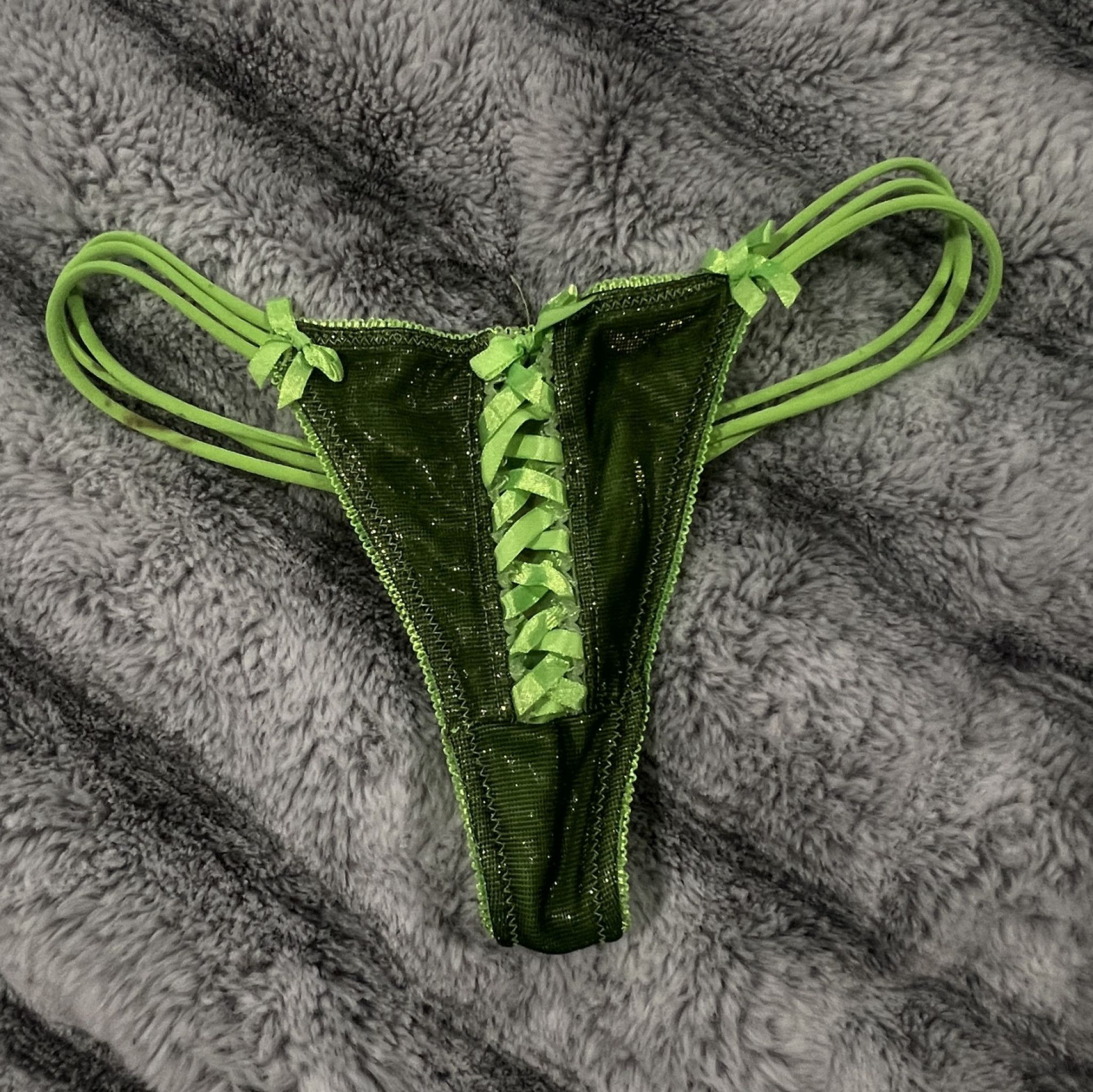 Green thong