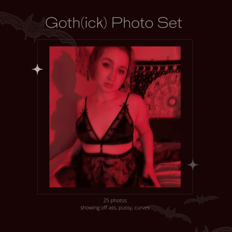 goth thick photo set