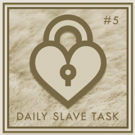 May Daily Slave Task 5