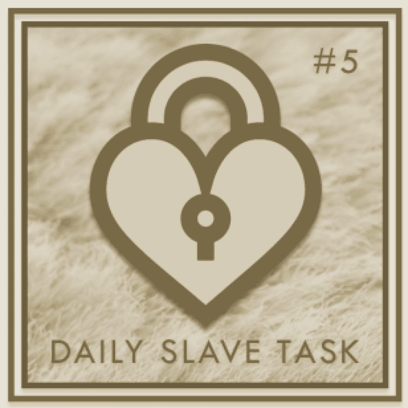 May Daily Slave Task 5