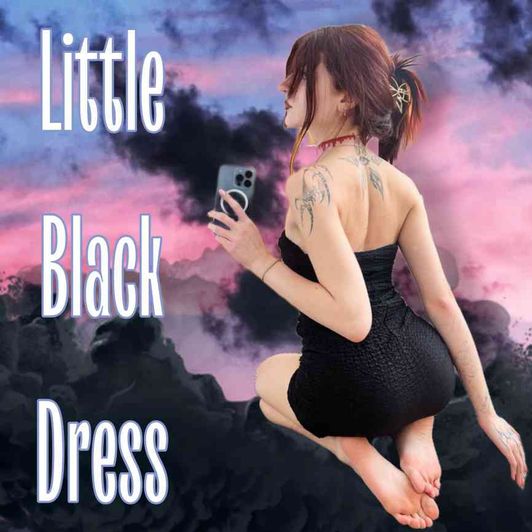 Photo Set Little Black Dress LBD Nudes and Feet