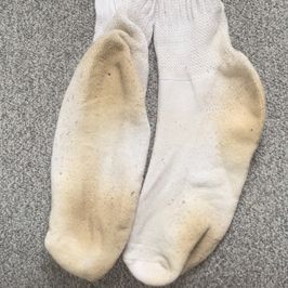 White Slouch Socks